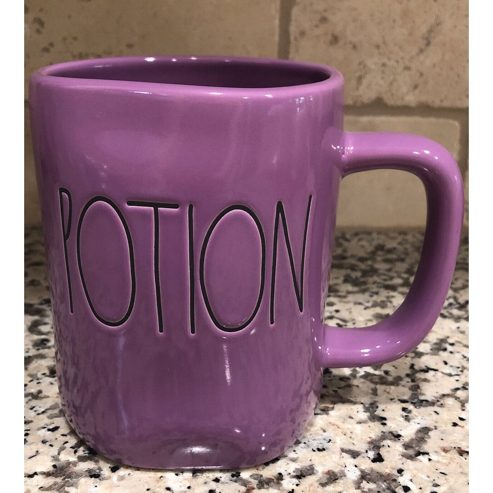New RAE DUNN Halloween POTION Purple Mug By Magenta